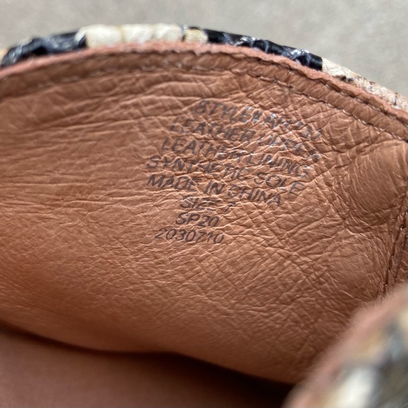 Madewell Gloria Snakeskin Print Pattern Ankle Booties Size 7 - Picture 6 of 14